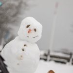 Snowman on UBC Point Grey campus